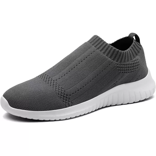 TIOSEBON Women's Walking Sock Shoes Elastic Knit Lightweight Slip on Breathable Yoga Sneakers