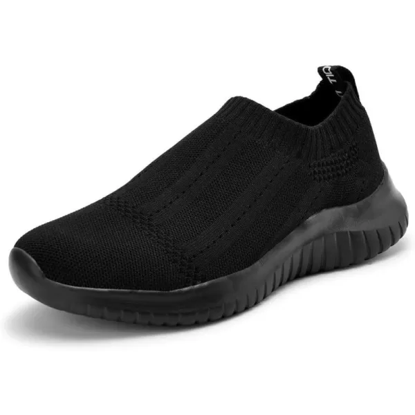 TIOSEBON Women's Walking Sock Shoes Elastic Knit Lightweight Slip on Breathable Yoga Sneakers