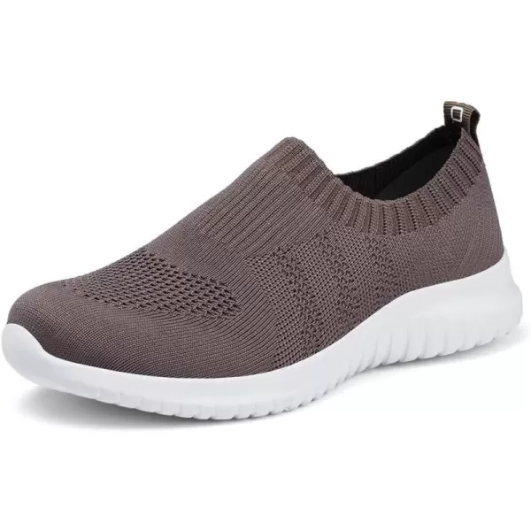 TIOSEBON Women's Walking Sock Shoes Elastic Knit Lightweight Slip on Breathable Yoga Sneakers