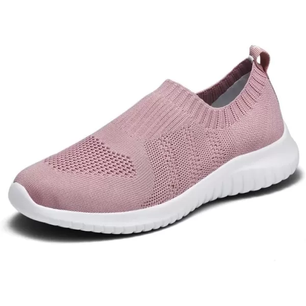 TIOSEBON Women's Walking Sock Shoes Elastic Knit Lightweight Slip on Breathable Yoga Sneakers