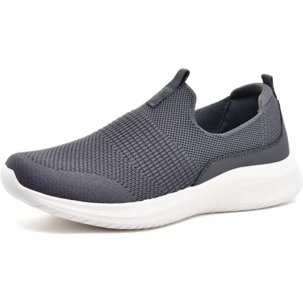 TIOSEBON Women's Walking Tennis Shoes Knit Slip on Mesh Comfortable Sneaker