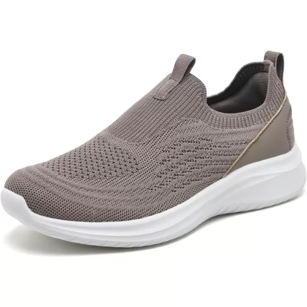 TIOSEBON Women's Walking Tennis Shoes Knit Slip on Mesh Comfortable Sneaker