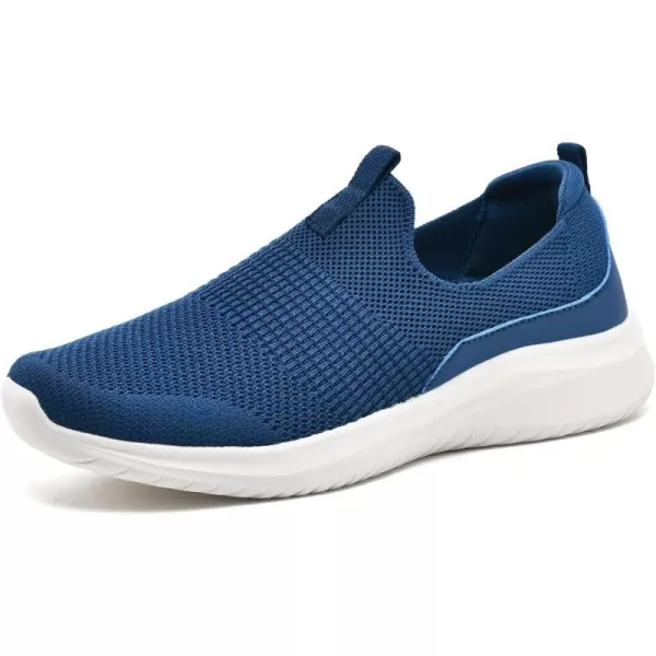 TIOSEBON Women's Walking Tennis Shoes Knit Slip on Mesh Comfortable Sneaker