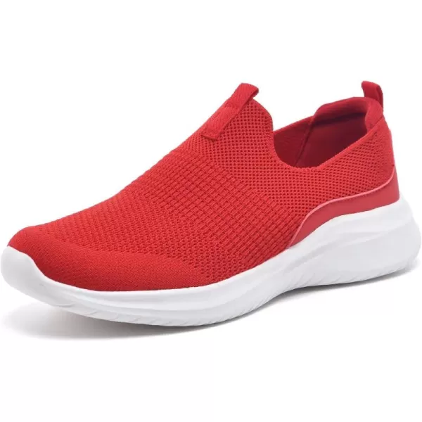 TIOSEBON Women's Walking Tennis Shoes Knit Slip on Mesh Comfortable Sneaker