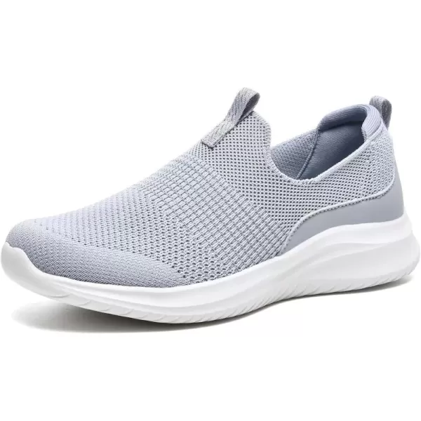 TIOSEBON Women's Walking Tennis Shoes Knit Slip on Mesh Comfortable Sneaker