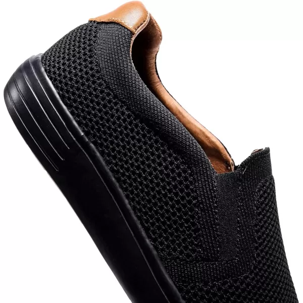 TIOSEBON Men's Memory Foam Mesh Walking Shoes Arch Support Comfort Slip-on Loafer