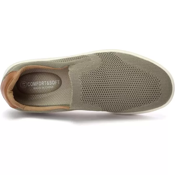 TIOSEBON Men's Memory Foam Mesh Walking Shoes Arch Support Comfort Slip-on Loafer