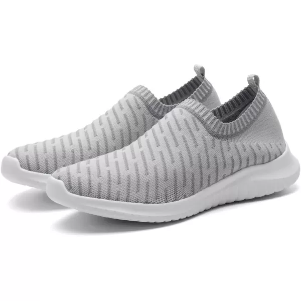 TIOSEBON Women's Athletic Walking Shoes Slip on Casual Mesh Soft Breathabale Sneakers
