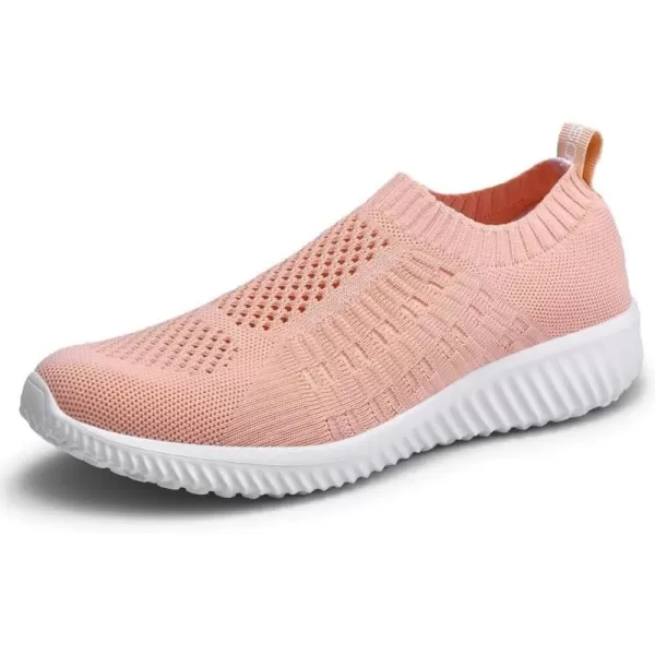 TIOSEBON Women's Athletic Walking Shoes Slip on Casual Mesh Soft Breathabale Sneakers