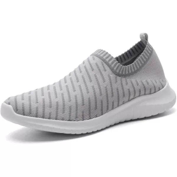 TIOSEBON Women's Athletic Walking Shoes Slip on Casual Mesh Soft Breathabale Sneakers