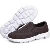 imageTIOSEBON Mens Mesh Slip On Walking Shoes LoafersWork Drving Tennis ShoesABrown