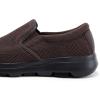 imageTIOSEBON Mens Mesh Slip On Walking Shoes LoafersWork Drving Tennis ShoesABrownblack