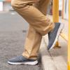 imageTIOSEBON Mens Mesh Slip On Walking Shoes LoafersWork Drving Tennis ShoesADeep Gray