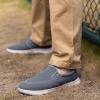 imageTIOSEBON Mens Mesh Slip On Walking Shoes LoafersWork Drving Tennis ShoesADeep Gray