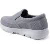 imageTIOSEBON Mens Mesh Slip On Walking Shoes LoafersWork Drving Tennis ShoesADeep Graygray