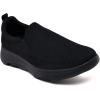 imageTIOSEBON Mens Mesh Slip On Walking Shoes LoafersWork Drving Tennis ShoesBAll Black