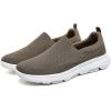 imageTIOSEBON Mens Mesh Slip On Walking Shoes LoafersWork Drving Tennis ShoesBKhaki