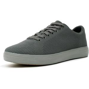 imageTIOSEBON Mens Non Slip Fashion SneakersCasual Walking ShoesBDeep Gray