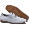 imageTIOSEBON Womens Oxford Flats Vintage Brogue Loafer Classic Dress ShoesBLight Gray