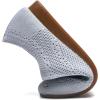 imageTIOSEBON Womens Oxford Flats Vintage Brogue Loafer Classic Dress ShoesBLight Gray
