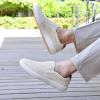 imageTIOSEBON Mens Memory Foam Mesh Walking Shoes Arch Support Comfort Slipon LoaferBeige