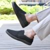 imageTIOSEBON Mens Memory Foam Mesh Walking Shoes Arch Support Comfort Slipon LoaferBlack