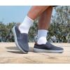 imageTIOSEBON Mens Memory Foam Mesh Walking Shoes Arch Support Comfort Slipon LoaferDeep Gray