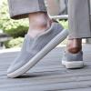 imageTIOSEBON Mens Memory Foam Mesh Walking Shoes Arch Support Comfort Slipon LoaferGrey