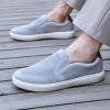 imageTIOSEBON Mens Memory Foam Mesh Walking Shoes Arch Support Comfort Slipon LoaferGrey