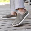 imageTIOSEBON Mens Memory Foam Mesh Walking Shoes Arch Support Comfort Slipon LoaferKhakigreen