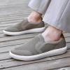 imageTIOSEBON Mens Memory Foam Mesh Walking Shoes Arch Support Comfort Slipon LoaferKhakigreen