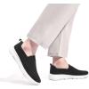 imageTIOSEBON Mens Mesh Slip On Walking Shoes LoafersWork Drving Tennis ShoesBBlack