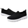 imageTIOSEBON Mens Mesh Slip On Walking Shoes LoafersWork Drving Tennis ShoesBBlack