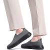 imageTIOSEBON Mens Mesh Slip On Walking Shoes LoafersWork Drving Tennis ShoesBDeep Grayblack