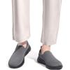 imageTIOSEBON Mens Mesh Slip On Walking Shoes LoafersWork Drving Tennis ShoesBDeep Grayblack
