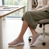 image:imageTIOSEBON Womens Walking Sock Shoes Elastic Knit Lightweight Slip on Breathable Yoga SneakersANude