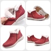 image:imageTIOSEBON Womens Winter Ankle Fur Lined Boots AntiSlip On Resistant Booties Shoes