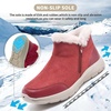 image:imageTIOSEBON Womens Winter Ankle Fur Lined Boots AntiSlip On Resistant Booties Shoes