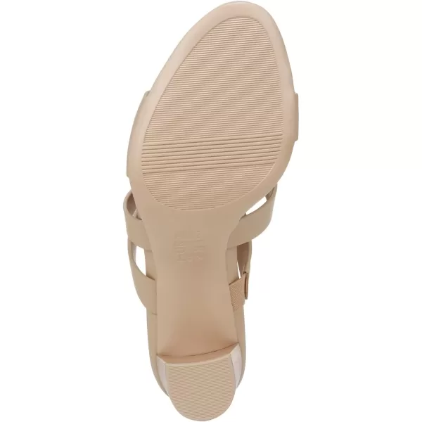 Naturalizer Women Beaming Strappy Slide Heeled Sandal