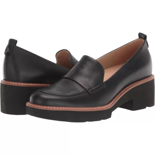 Naturalizer Women Darry Slip On Lightweight Lug Sole Heeled Loafer