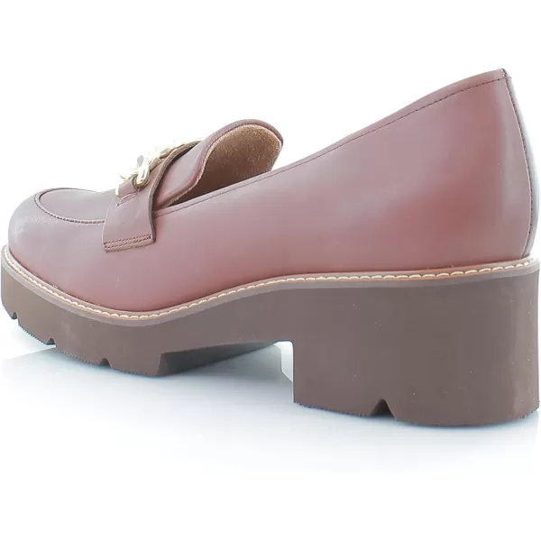 Naturalizer Women Desi Chain Detail Platform Lug Sole Heeled Loafer