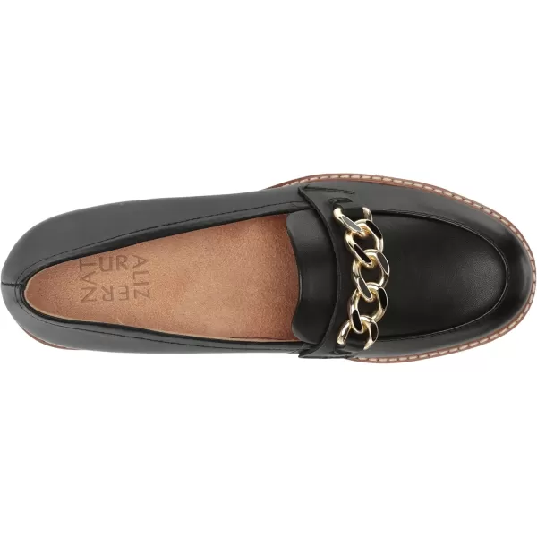 Naturalizer Women Desi Chain Detail Platform Lug Sole Heeled Loafer