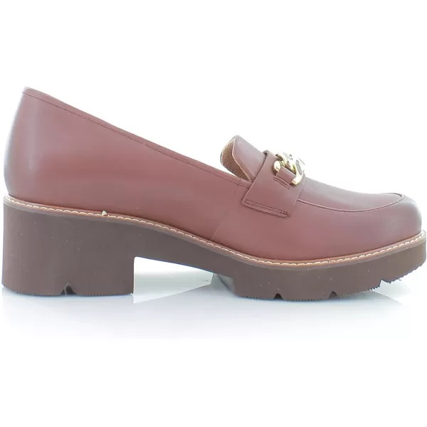 Naturalizer Women Desi Chain Detail Platform Lug Sole Heeled Loafer