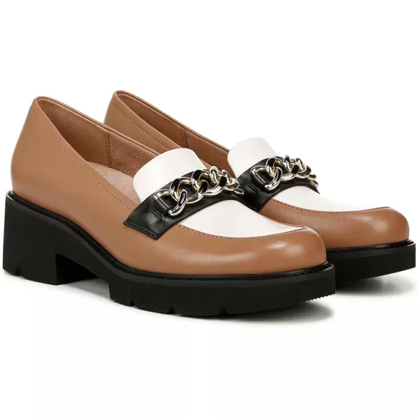 Naturalizer Women Desi Chain Detail Platform Lug Sole Heeled Loafer