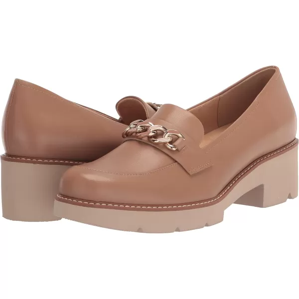 Naturalizer Women Desi Chain Detail Platform Lug Sole Heeled Loafer