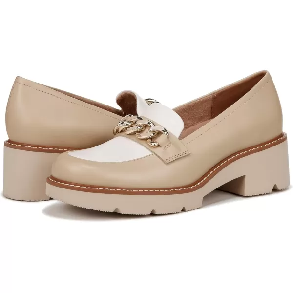 Naturalizer Women Desi Chain Detail Platform Lug Sole Heeled Loafer
