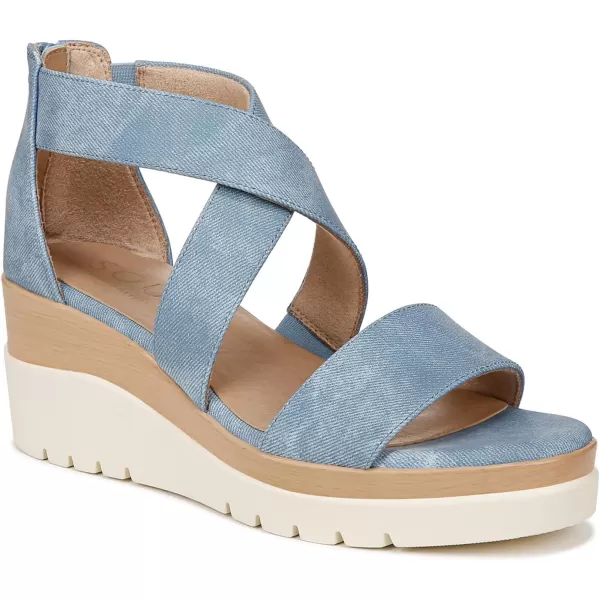 Naturalizer Women Goodtimes Casual Ankle Straps Wedge Sandal