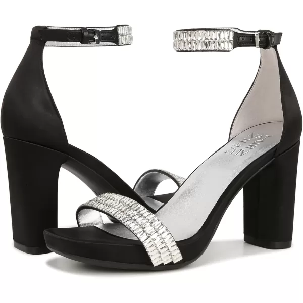 Naturalizer Women Joy-Sparkle Jeweled Block Heel Dress Sandal
