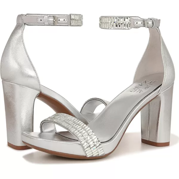 Naturalizer Women Joy-Sparkle Jeweled Block Heel Dress Sandal