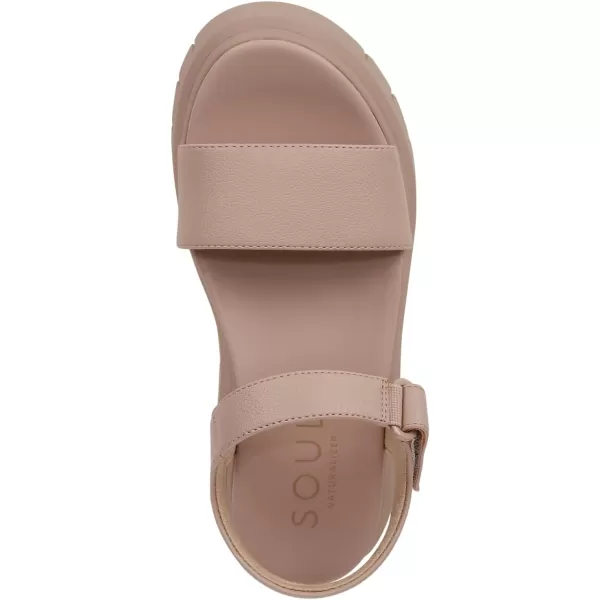 Naturalizer Women Poppi Ankle Strap Platform Flat Sandal